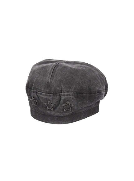 mens-star-beret-ig519 / Dark gray