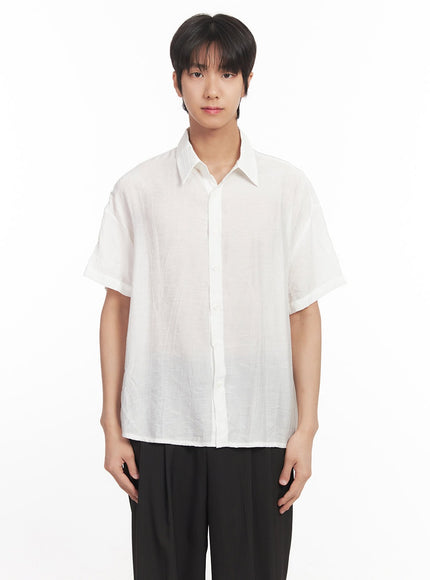 Men's Relaxed-Fit Collared Shirt IA510
