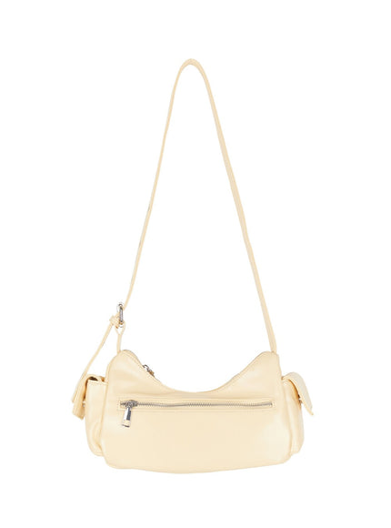 trendy-pocket-shoulder-bag-iy516 / Yellow