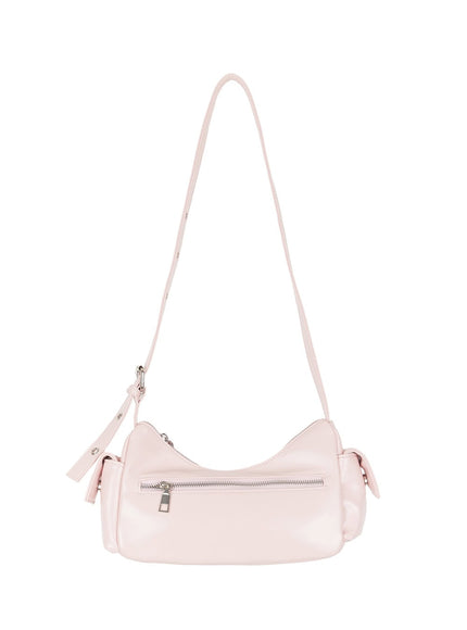 trendy-pocket-shoulder-bag-iy516 / Pink