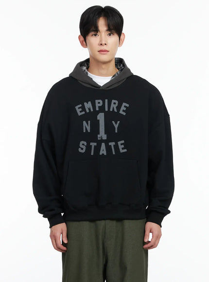 Men's Empire State Graphic Hoodie IM518