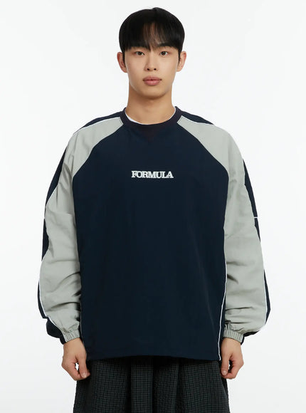 mens-racing-nylon-colorblock-drawstring-sweatshirt-if511