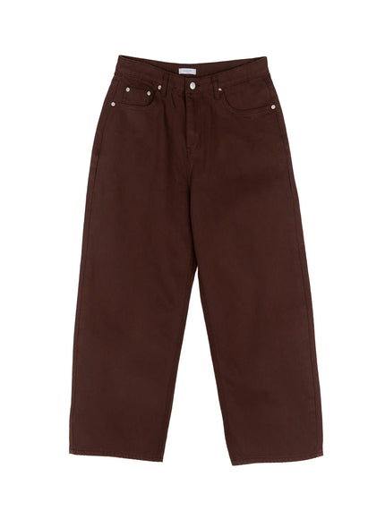 mens-brown-herringbone-wide-cotton-pants-id511