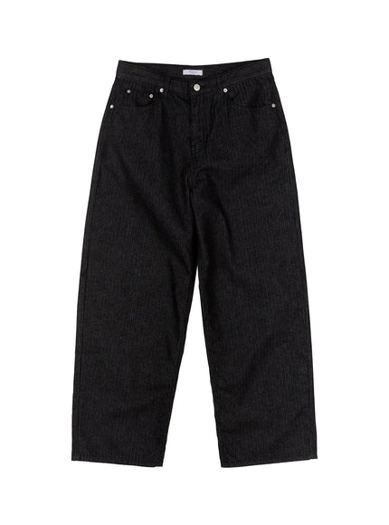 mens-herringbone-wide-leg-jeans-black-io523