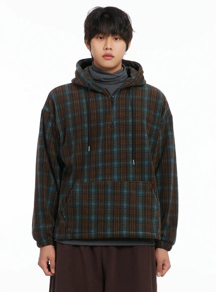mens-checkered-fleece-hoodie-ij512