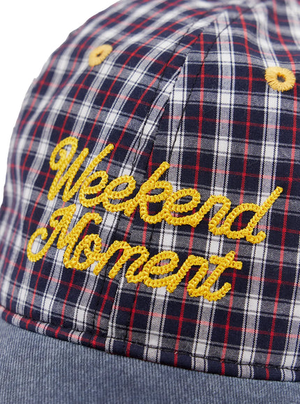 weekend-moment-embroidered-denim-plaid-baseball-cap-if511
