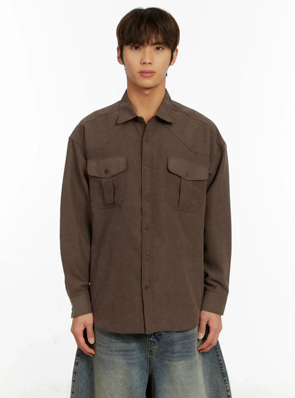 Men's Suede Shirt ID524