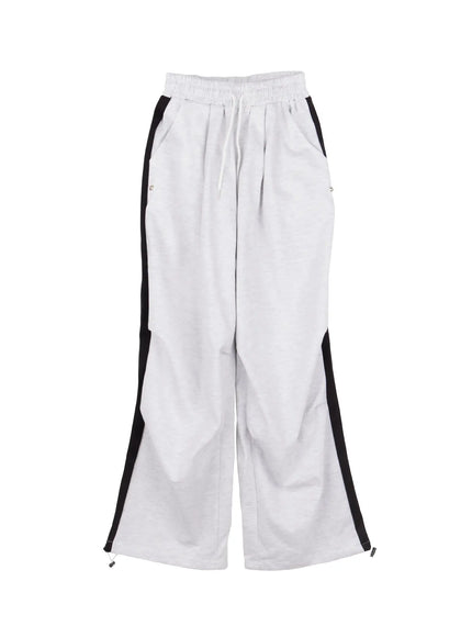 mens-casual-track-pants-in512 / Light gray