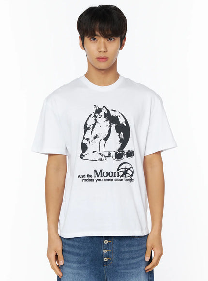 mens-moongraphic-t-shirt-iy529 / White