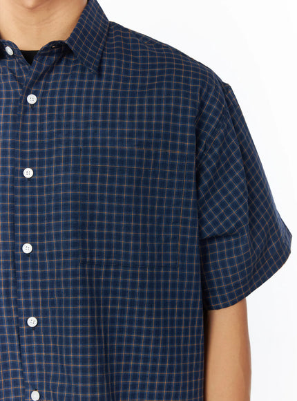 mens-breezy-checked-short-sleeve-shirt-iy529