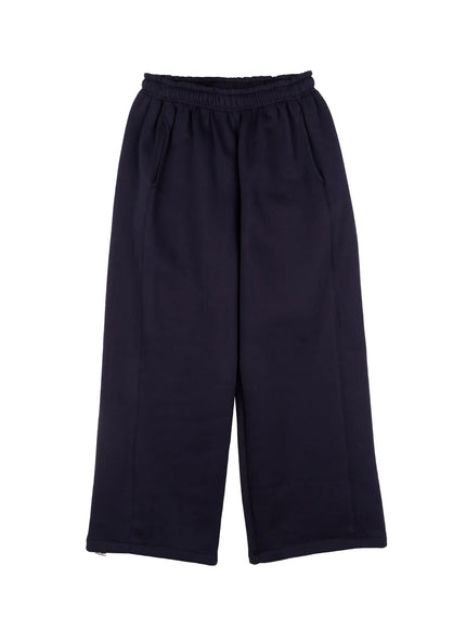 Men's Basic Logo Embroidered Fleece-Lined Sweatpants IJ512