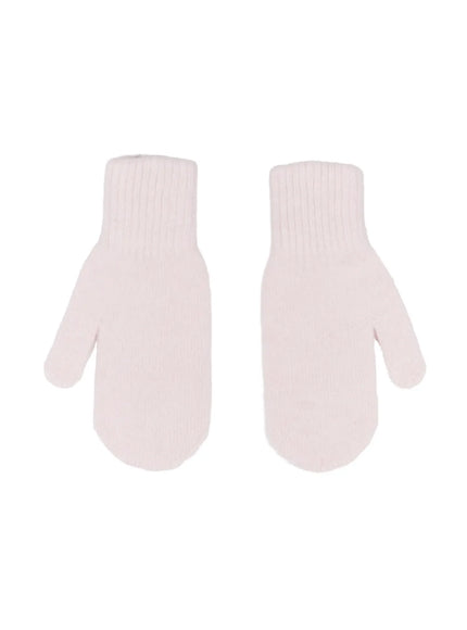 cozy-winter-mittens-in528 / Light pink