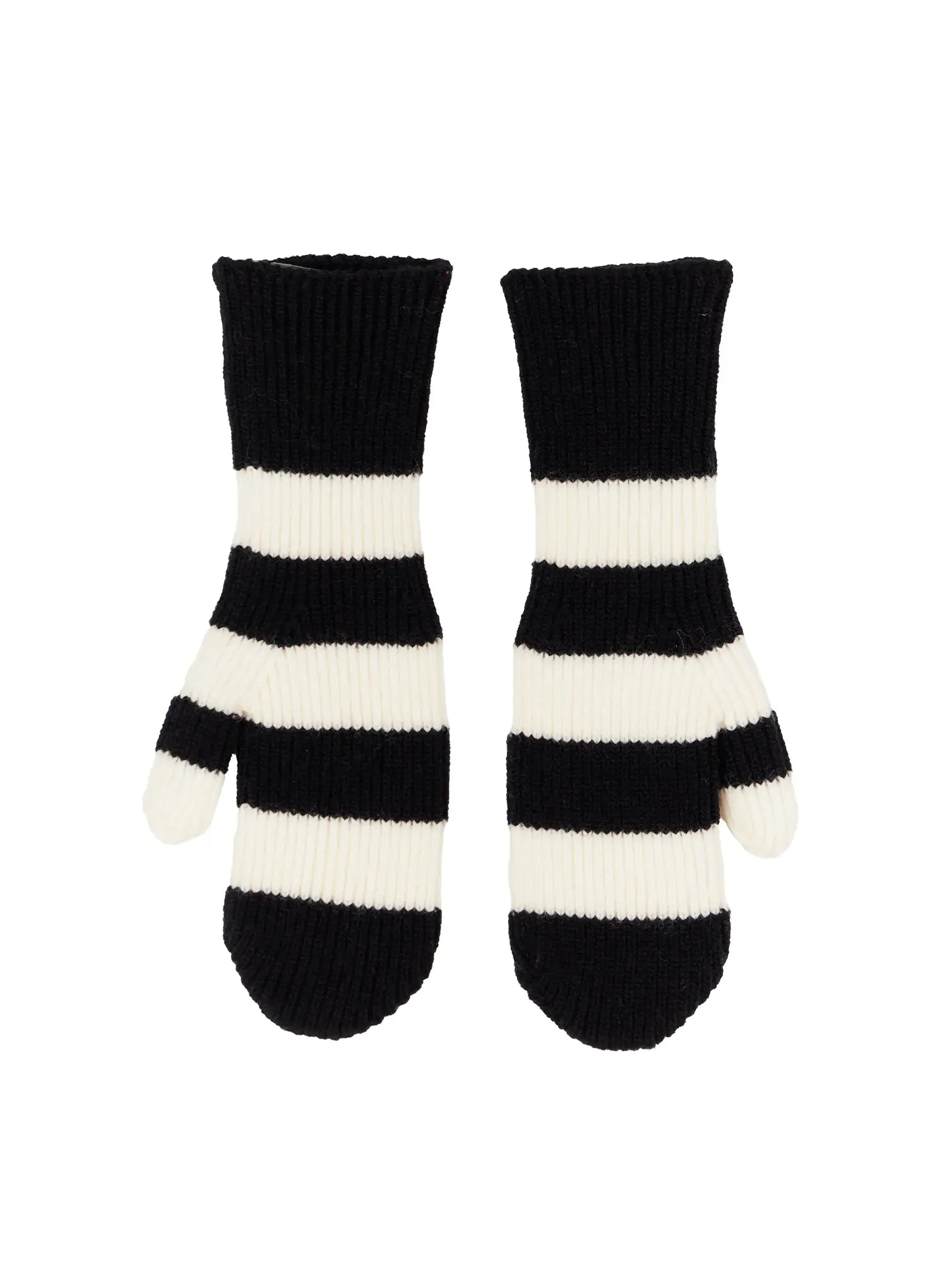 striped-smart-touch-mittens-in512 / White