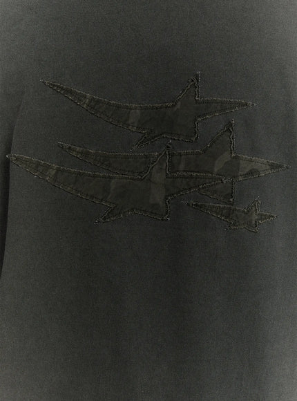 Men's Camo Star Patch Sweatshirt IM503