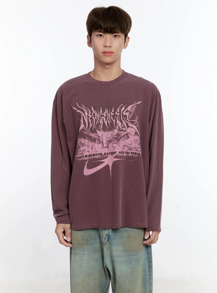 Men's Urban Graphic Long Sleeve Shirt IS529