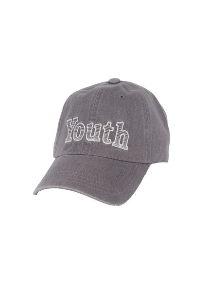 youth-embroidered-baseball-cap-ij527 / Gray