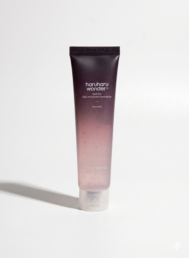Black Rice Triple AHA Gentle Cleansing Gel (100ml)