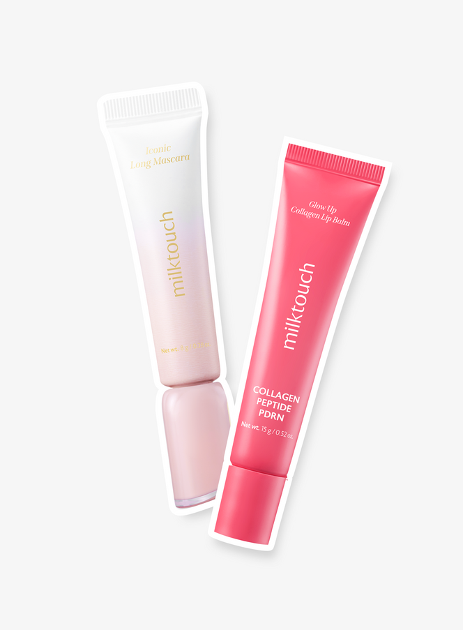 Iconic Long Mascara x Glow Up Collagen Lip Balm Duo Set