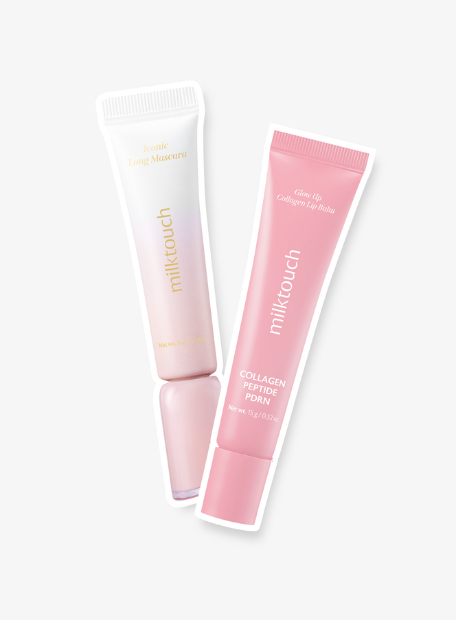 Iconic Long Mascara x Glow Up Collagen Lip Balm Duo Set