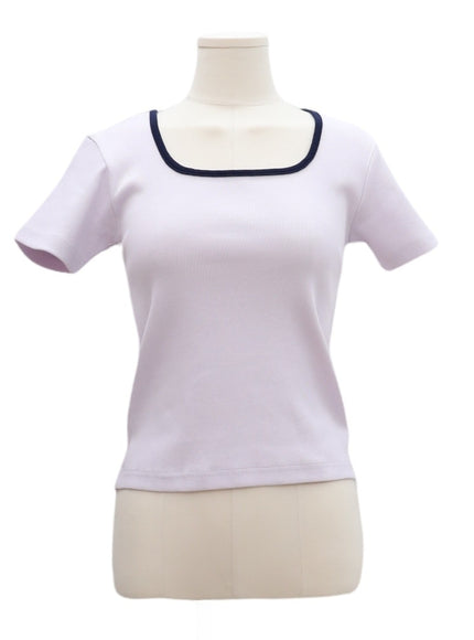 Basic Square Neck T-shirt OA13