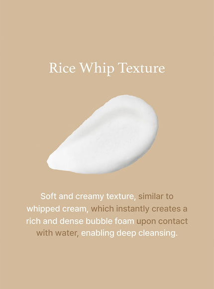 Rice Whip Facial Cleanser (150ml)