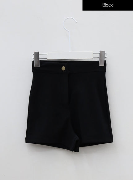 Spandex High-Waisted Shorts IU11