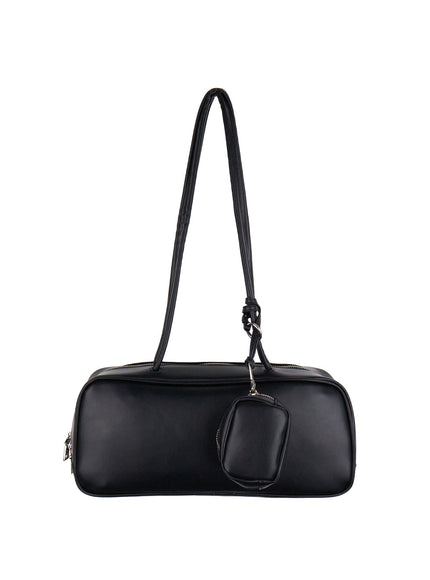 Square Shoulder Bag with Detachable Pocket CJ528