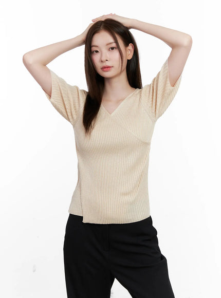 casual-knit-v-neck-tee-cl523