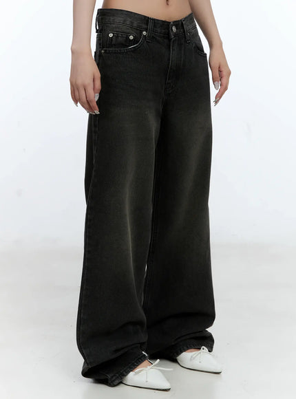 Eunhee Wide-Leg Flare Denim Jeans CL530