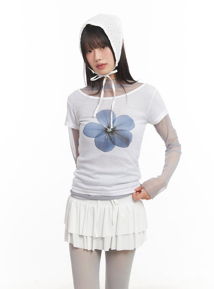 sheer-flower-graphic-top-ca522