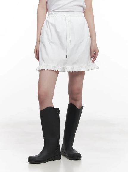 frill-trim-mini-skirt-cu523