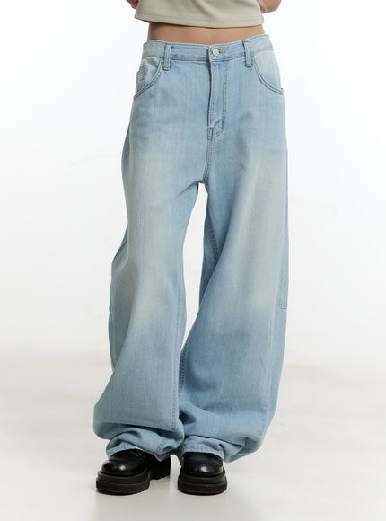 Nevara Washed Baggy Jeans CY501
