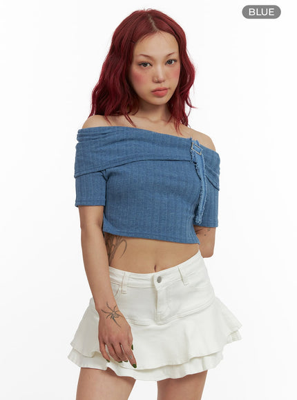 denim-detail-off-shoulder-crop-top-cy430