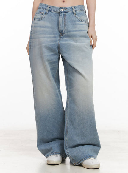 Nicky Washed Wide-Leg Jeans CM511