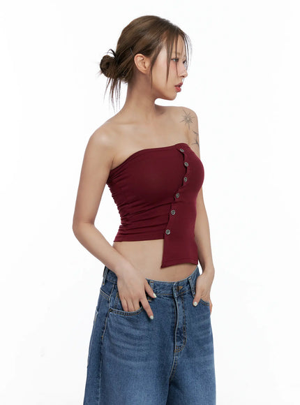 asymmetric-button-tube-top-cl510