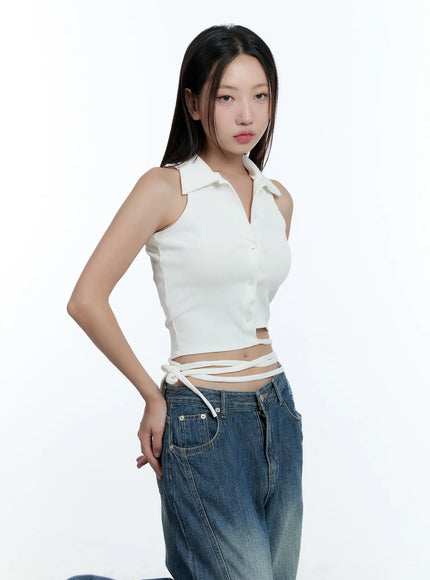 asymmetric-buttoned-collared-tank-top-cu527