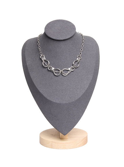 Silver Urban Chain Necklace CF506