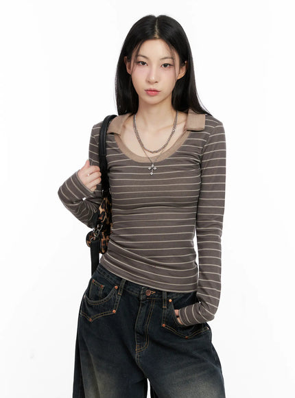 striped-contrast-long-sleeve-top-cs504
