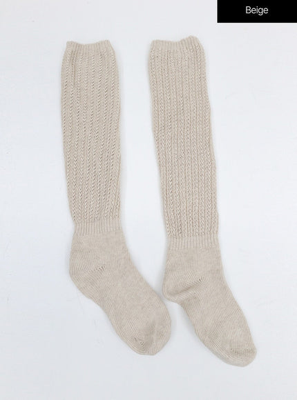 Knitted Leg Warmer Socks BS19
