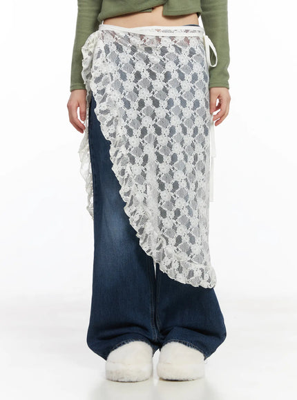 lace-layered-wrap-skirt-cd531