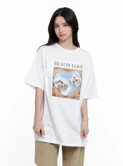 Oversized Graphic T-Shirt CL515