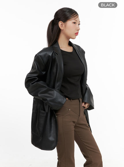 buttoned-oversized-leather-blazer-unisex-cs405