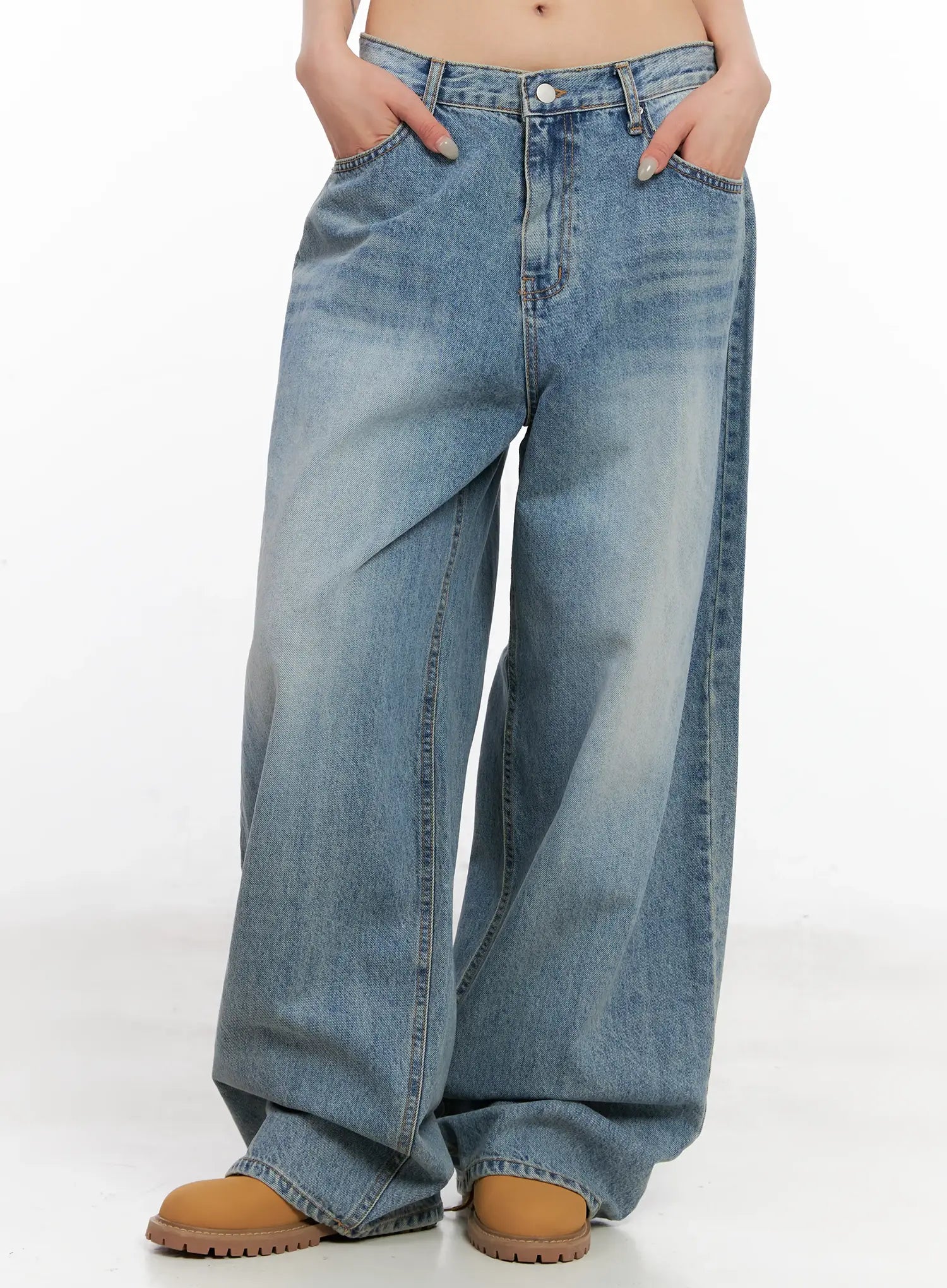 koko-vintage-wash-baggy-jeans-cl528