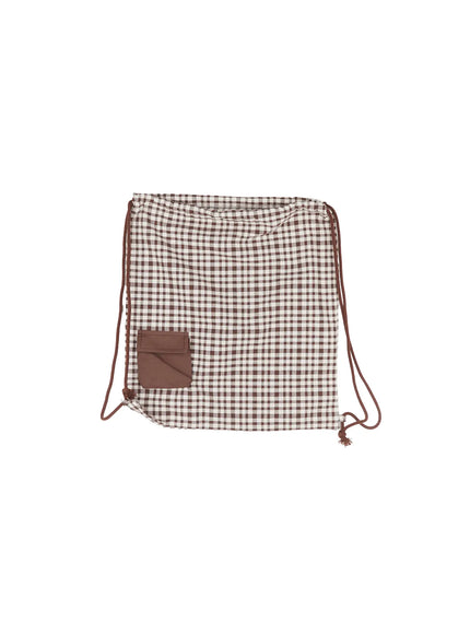plaid-print-adjustable-drawstring-bag-cu518