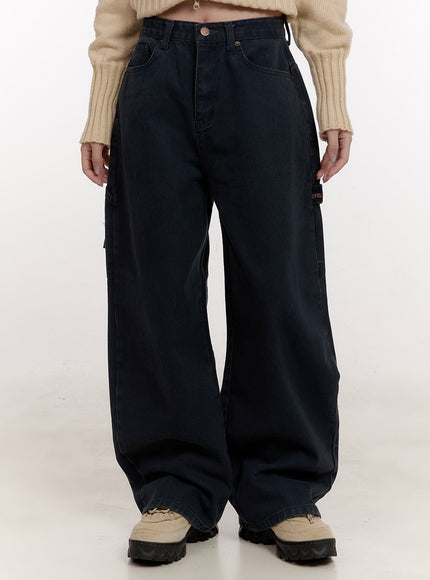 Kat Oversized Wide-Fit Carpenter Jeans CJ531