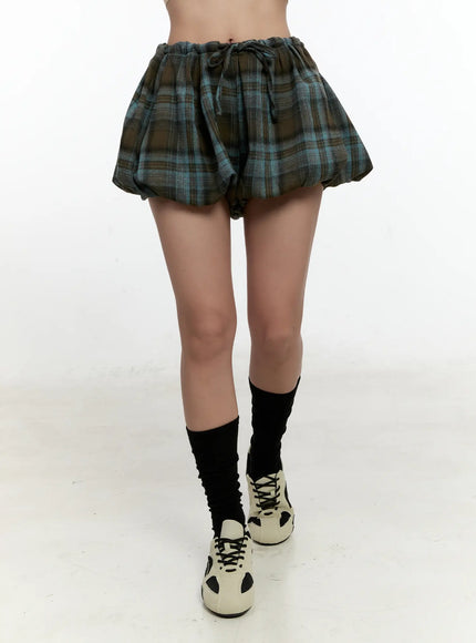 plaid-balloon-shorts-cn505