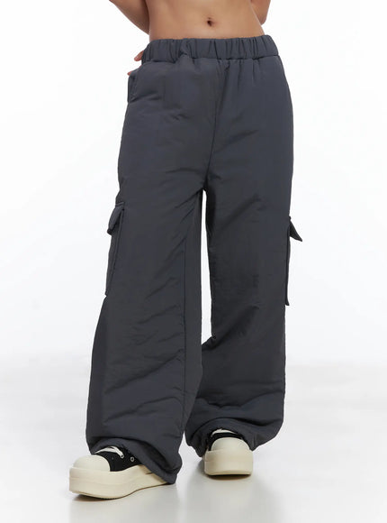 elastic-waist-wide-cargo-trousers-cj512
