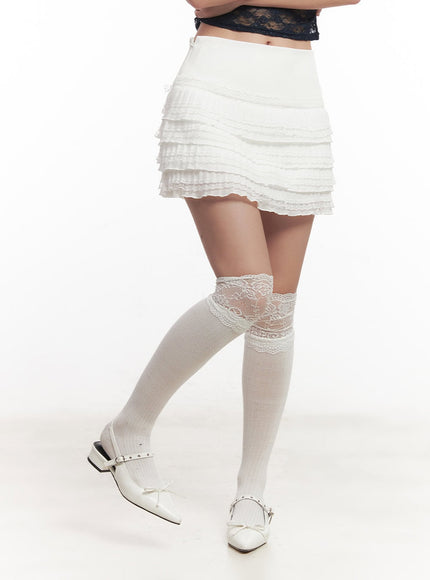 frilly-lace-layered-mini-skirt-ca529
