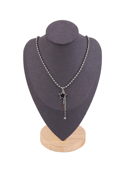 Three-Star Chain Necklace CJ502