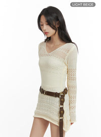 knitted-hollow-out-mini-dress-cm427